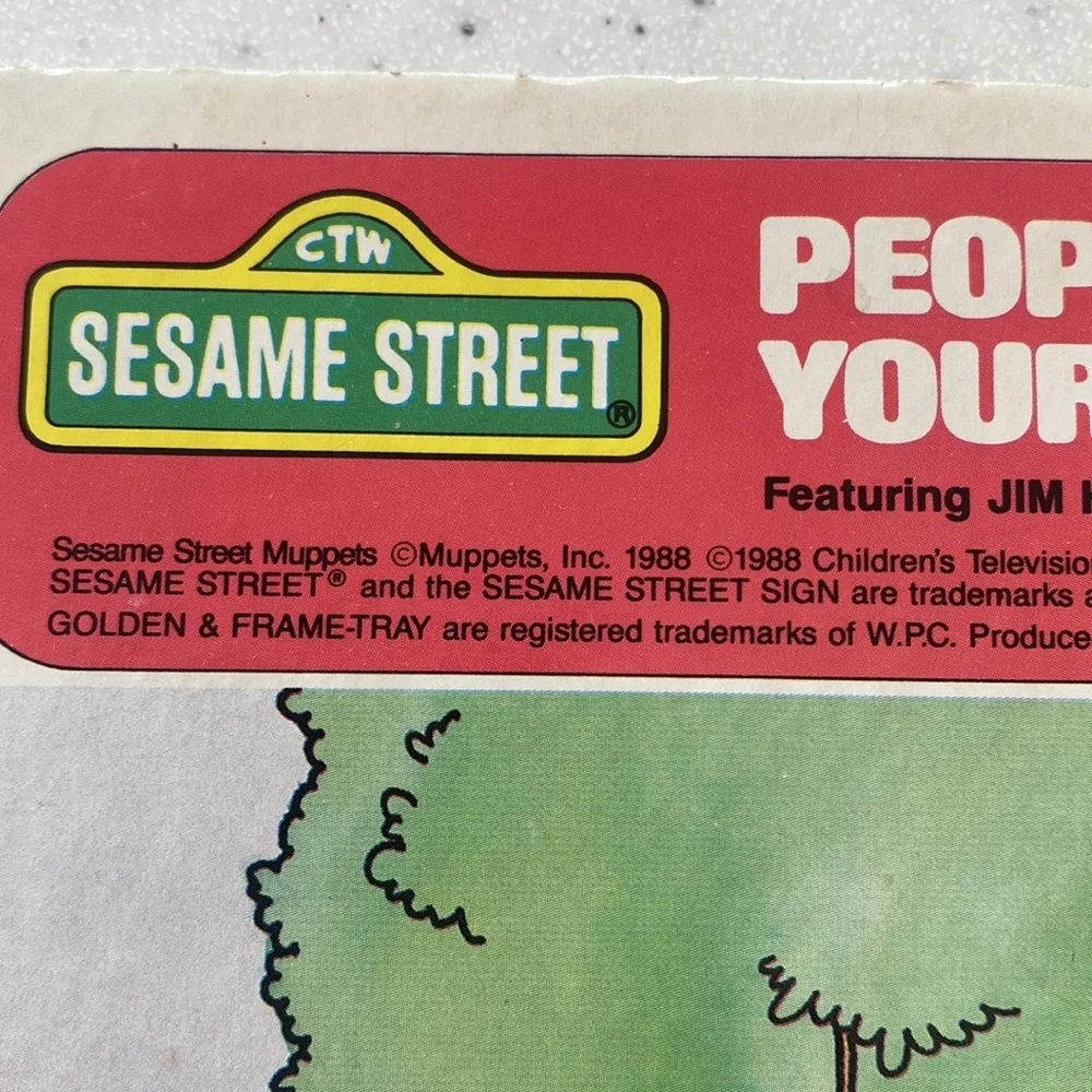 VINTAGE Sesame Street Frame Tray Puzzles 1970’s & 1980’s